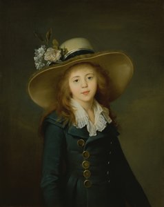 子供の頃のエカテリーナ・ストロガノフの肖像、1780-89